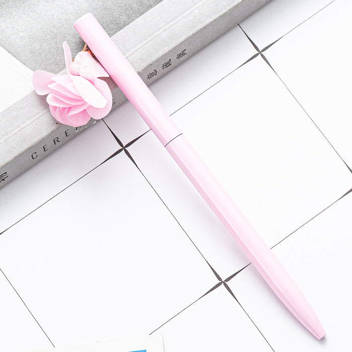 Wholesale Ballpoint Pen Metal Cute Flower Roller Pen JDC-BP-HongD008