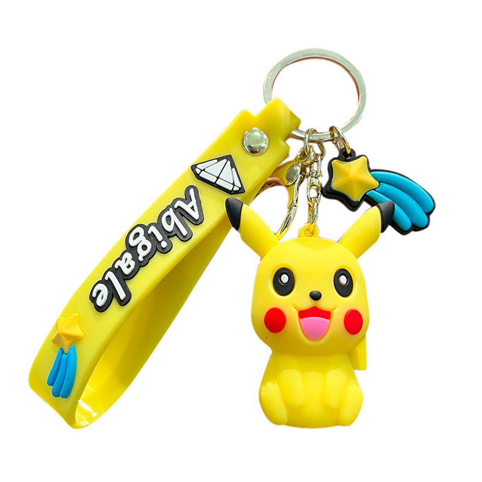 Wholesale Keychains For Backpacks cartoon ibo   silicone doll pvc keychain JDC-KC-YMeng007