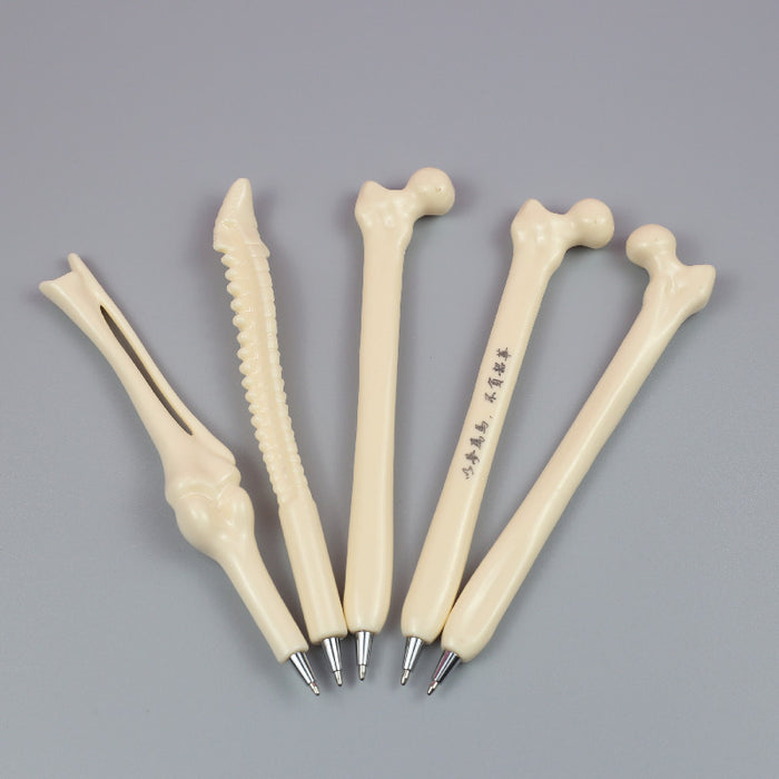 Wholesale Ballpoint Pen Plastic Creative Bone Shape Gel Pen JDC-BP-WangL001