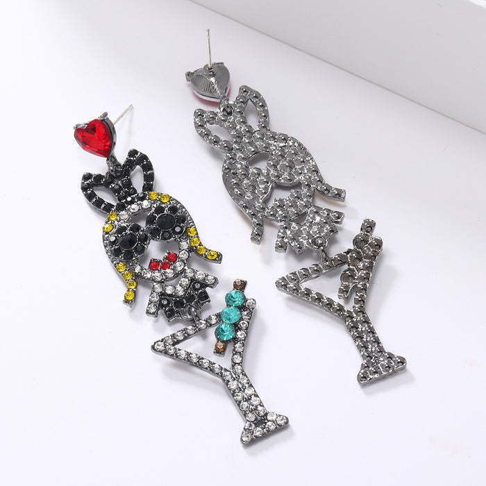 Wholesale Earrings Alloy Mermaid MOQ≥2 JDC-ES-QunQiu006