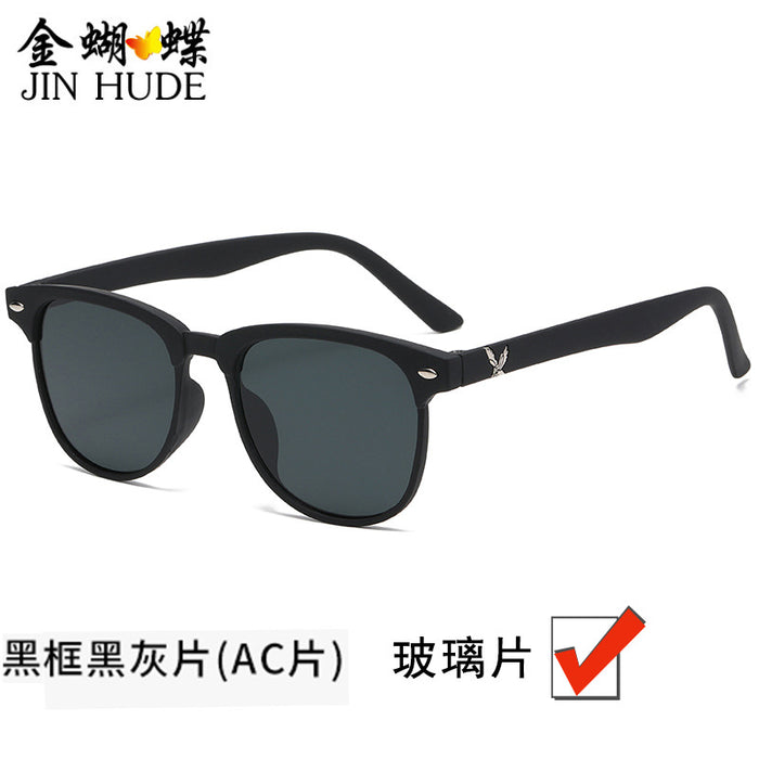 Wholesale Glass Sunglasses Men Ladies Double Nail Windproof Sand Glasses JDC-SG-FuL010
