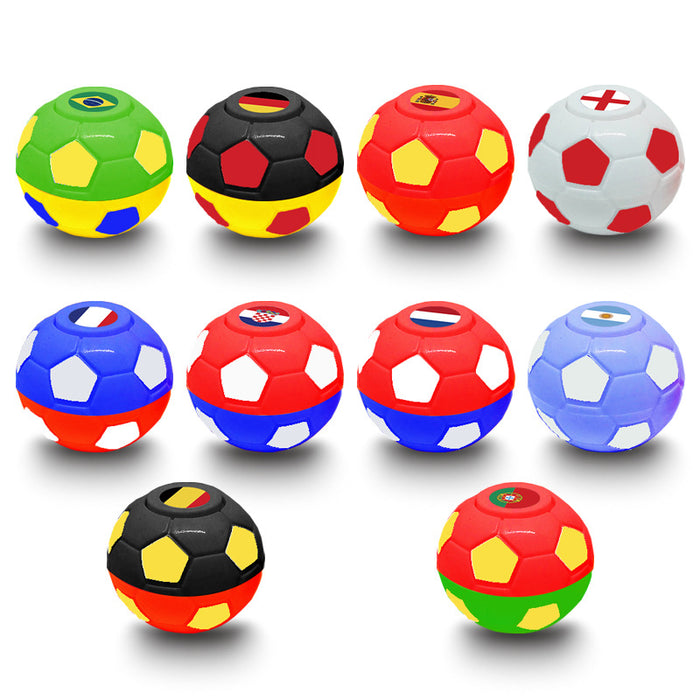 Toyadores de hilado de fútbol de la Copa Mundial de Qatar al por mayor MOQ≥2 JDC-FT-SHENGR003