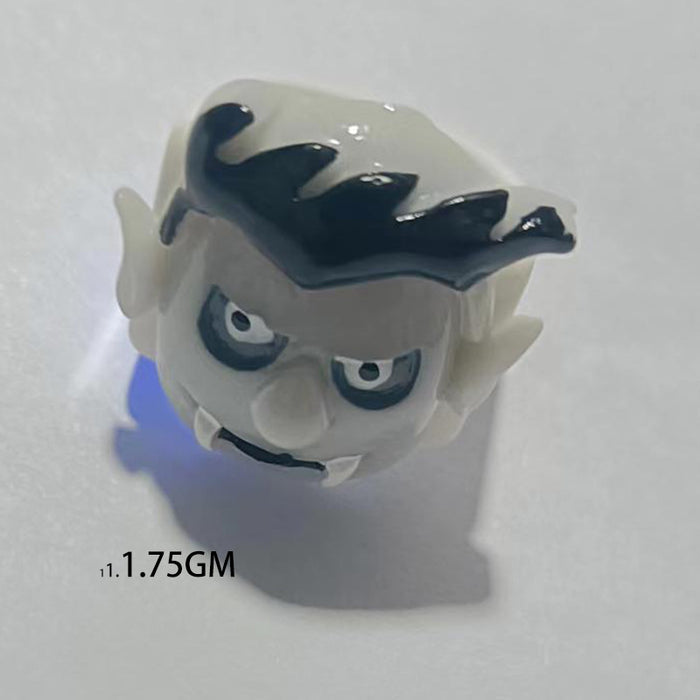 Wholesale Ring Acrylic Halloween Ghost Festival Party Ring MOQ≥2 JDC-RS-YBL001