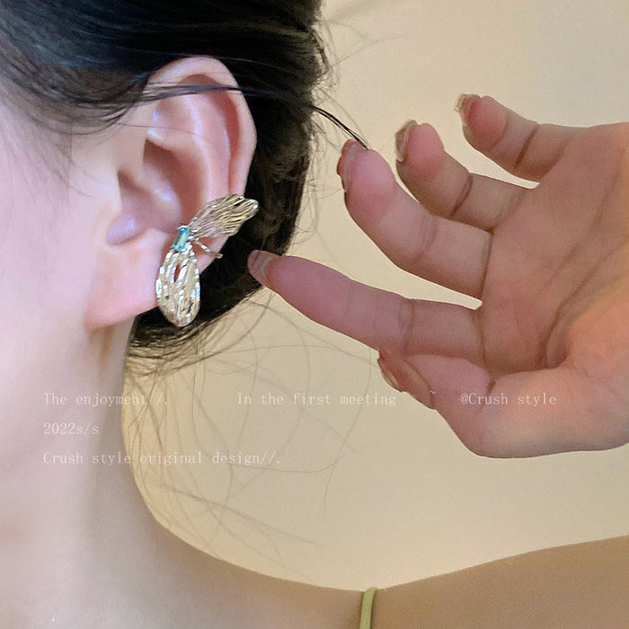 Wholesale Earrings Alloy Butterfly Wings Ear Clips JDC-ES-PD005