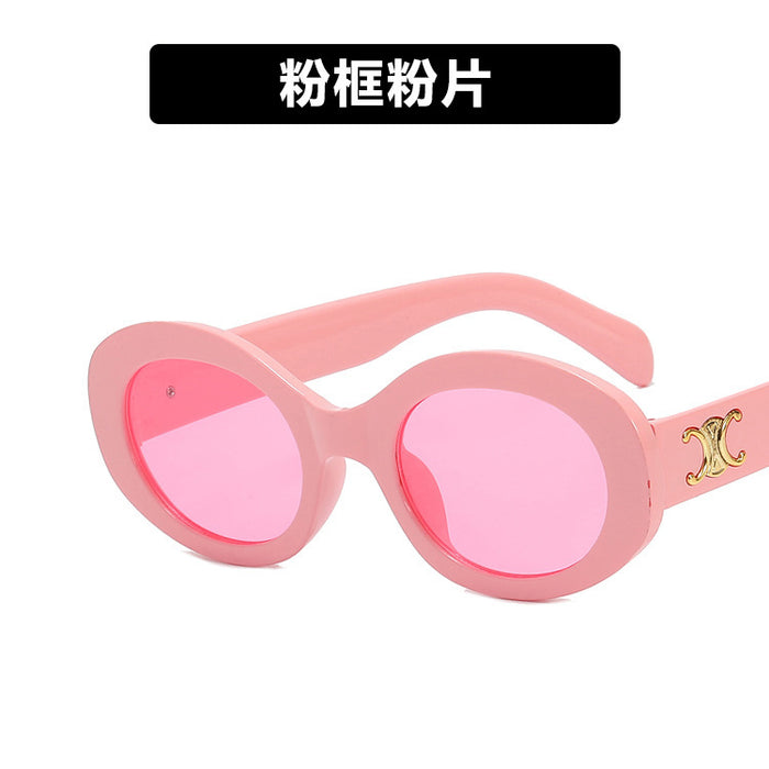 Wholesale Sunglasses Resin Vintage Oval （F） MOQ≥2 JDC-SG-ShiM005