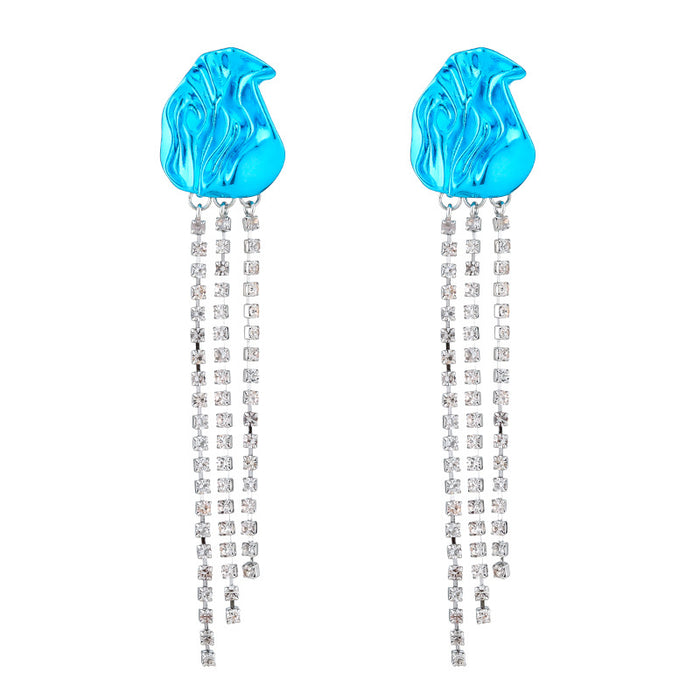 Wholesale Earrings Alloy Copper Claw Chain Tassel JDC-ES-KenJ009