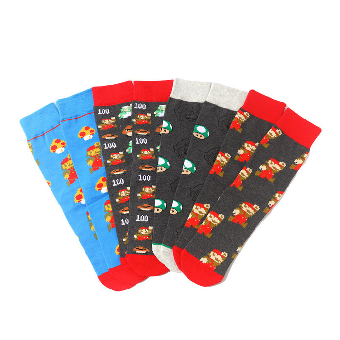 Calcetines al por mayor calcetines de anime de algodón MOQ≥10 JDC-SK-HUIHE025