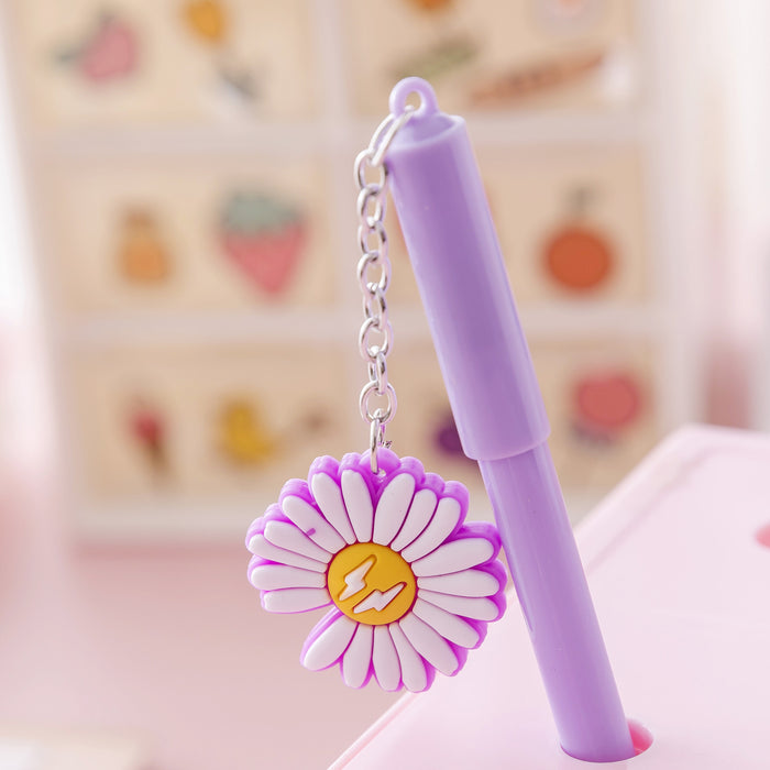 Wholesale pendant small flower cartoon student fountain pen JDC-BP-XuF003