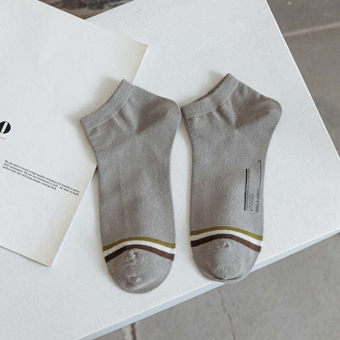 Calcetines simples al por mayor rocks pinstripe cómodos calcetines de algodón para hombres transpirables jdc-sk-jxin010