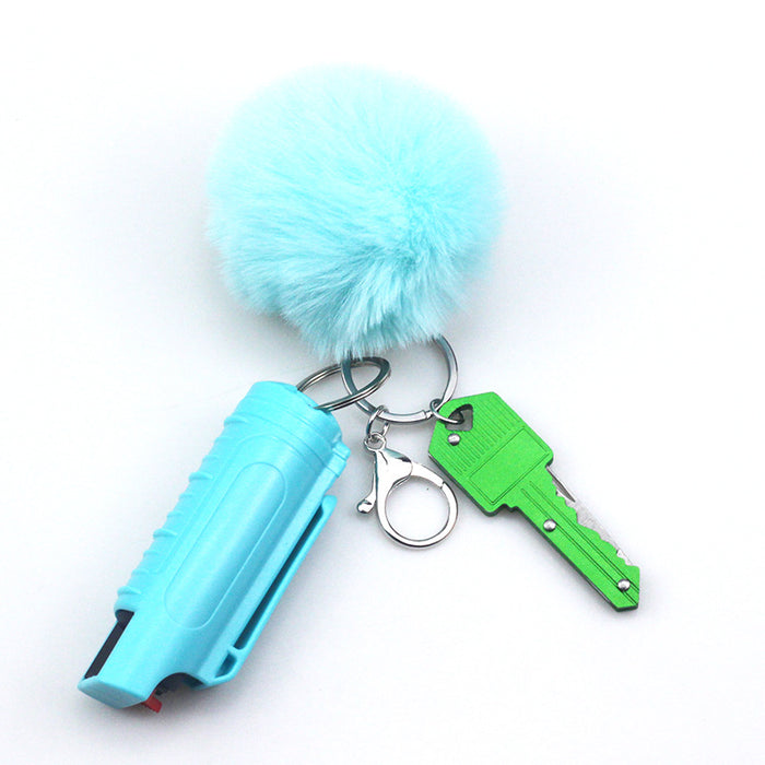 Wholesale Keychains Plastic Hair Balls JDC-KC-ChaoH079