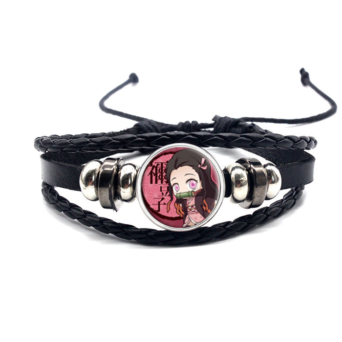 Wholesale cowhide cartoon adjustable bracelet bracelet MOQ≥2 (M) JDC-BT-YanY016