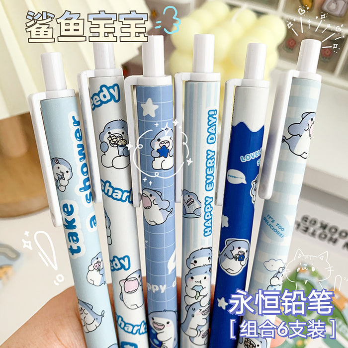 Wholesale Plastic Cartoon Press Eternal Pen MOQ≥6 JDC-BP-chsh003