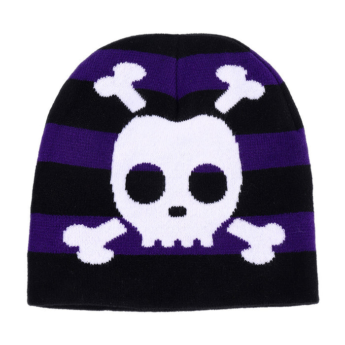 Wholesale creative funny expression knitted hat pirate skull MOQ≥2 JDC-FH-YueH006