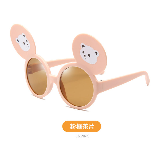 Jewelry WholesaleWholesale children's cartoon big ears cute bear PC glasses JDC-SG-KaiX006 Sunglasses 凯祥 %variant_option1% %variant_option2% %variant_option3%  Factory Price JoyasDeChina Joyas De China