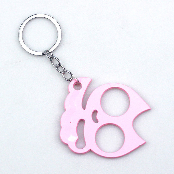 Wholesale Colorful Alloy Keychains JDC-KC-ChaoH076