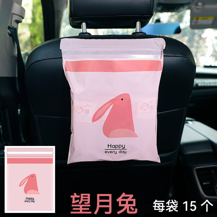 Wholesale Car Accessories PE Leakproof Vomiting Garbage Bag Paste Type JDC-CA-ShYu001