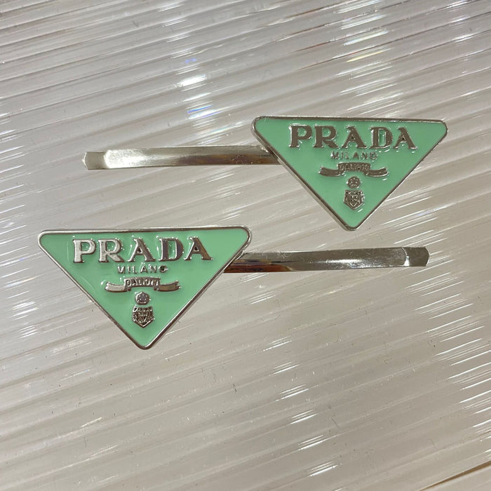 Wholesale Hair Clips Metal Triangle Letters (F) JDC-HC-SUXIA002