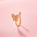 Jewelry WholesaleWholesale Butterfly Non-Perforated Copper Single Nose Clip JDC-NS-D007 Piercings 晴雯 %variant_option1% %variant_option2% %variant_option3%  Factory Price JoyasDeChina Joyas De China