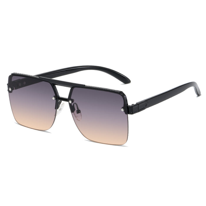 Wholesale Sunglasses PC Lens Plastic Metal Frame MOQ≥2 JDC-SG-WNBK008