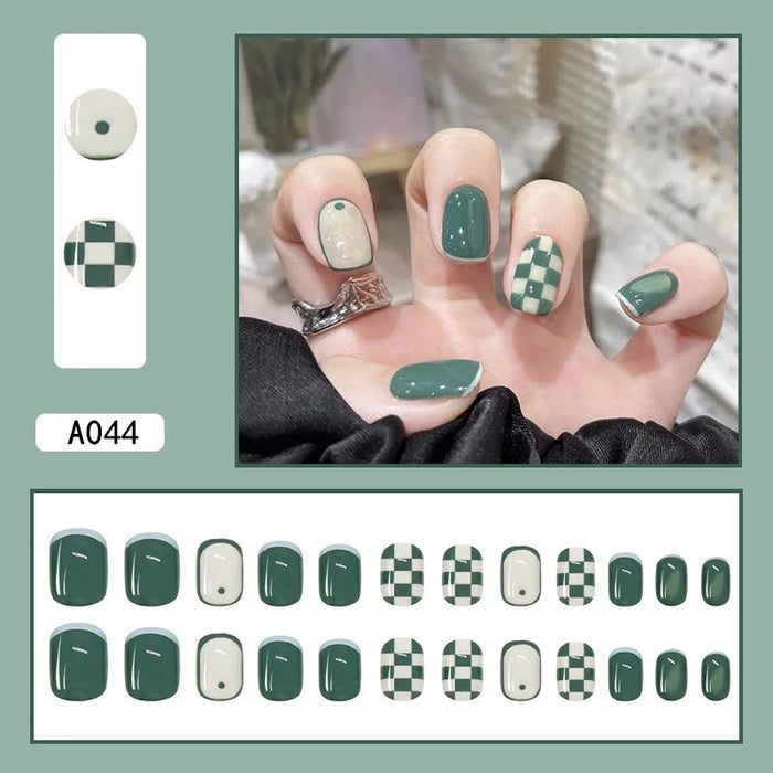 Wholesale Detachable Nail Stickers 24 Pieces/Box JDC-NS-HFan001