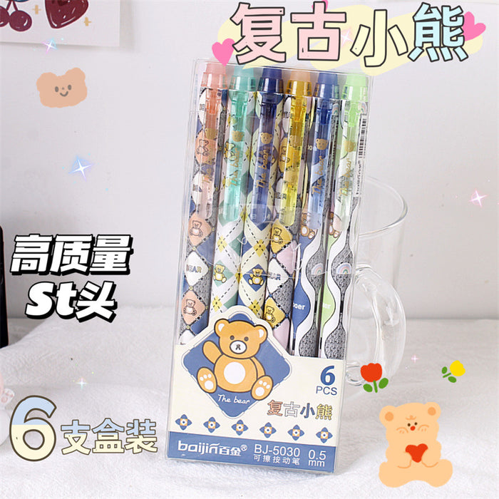 Wholesale Plastic Erasable Pen Cartoon Ballpoint Pen MOQ≥2 JDC-BP-chsh001