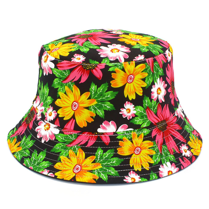 Wholesale Bucket Hat Flower Cotton JDC-FH-RHeng008