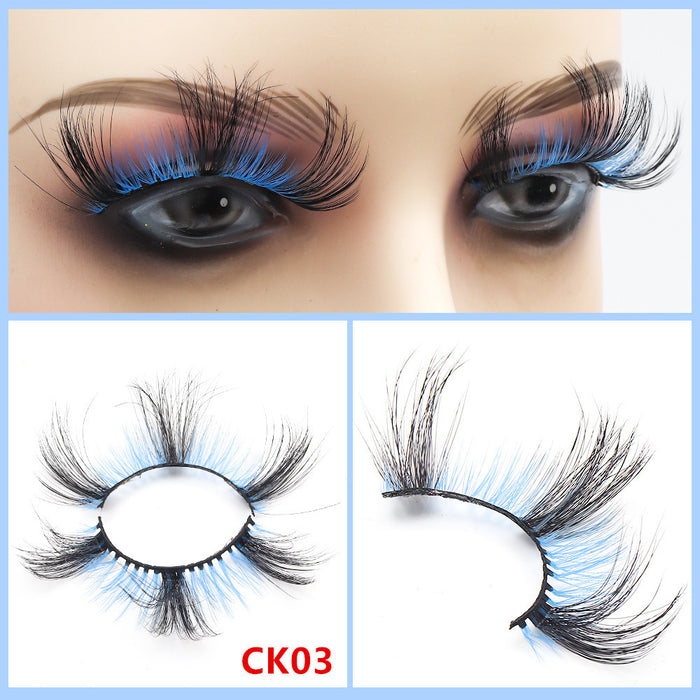 Wholesale Color Imitation Mink Eyelashes MOQ≥3 JDC-EY-ZXin003