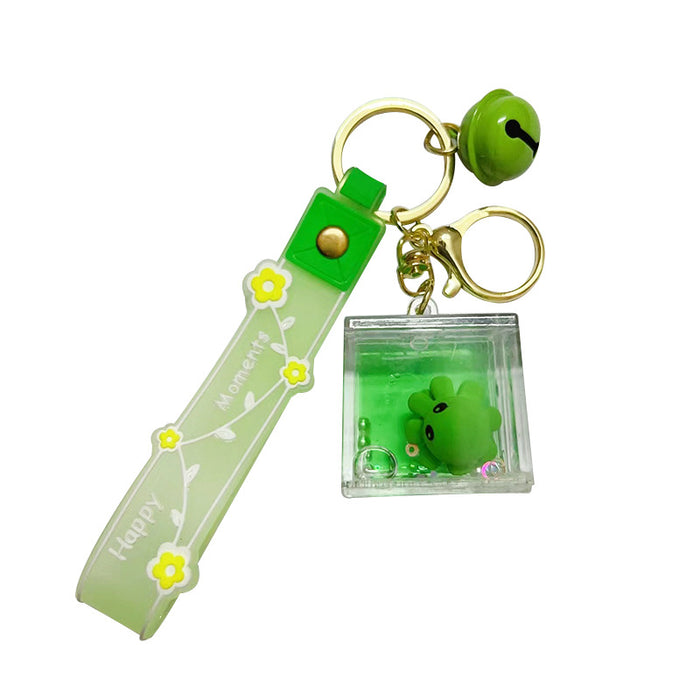 Wholesale Keychains Acrylic Hardware Cartoon Cute Quicksand Drift Bottle(M) JDC-KC-OShi038