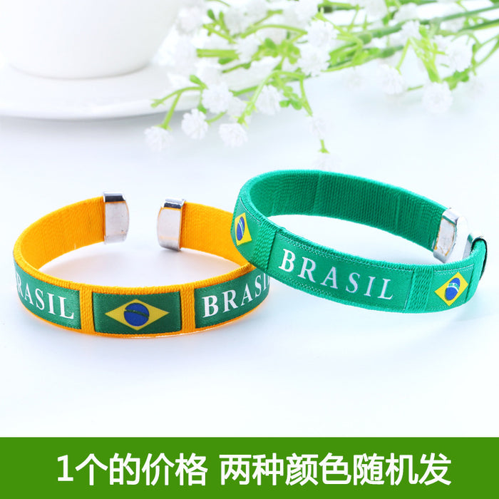 Wholesale Bracelet PVC 2022 World Cup Flag Souvenirs JDC-BT-RuiQ005
