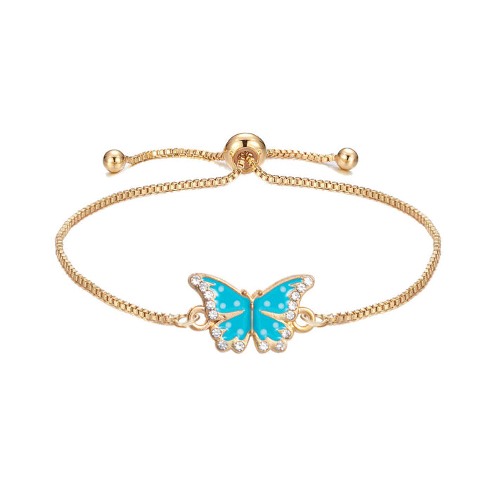 Wholesale Bracelet Alloy Ceramic Diamond Smart Butterfly Bracelet MOQ≥2 JDC-BT-XiaoM005