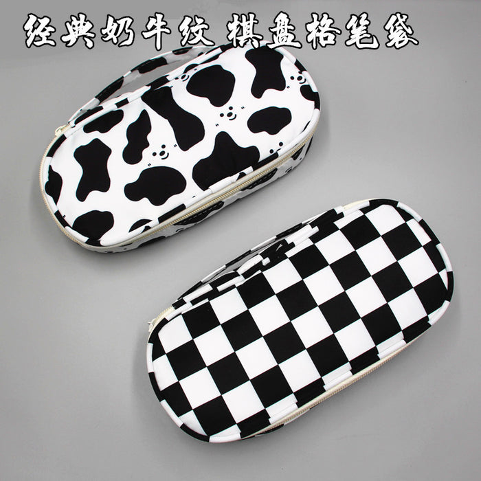 Wholesale Pen Case Oxford Cloth Cow Pattern Portable Cosmetic Bag Mother Bag JDC-PB-AYM002