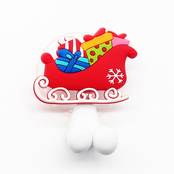 Soporte de cepillo de dientes al por mayor PVC Christmas lindo dibujos animados MOQ≥2 JDC-Thr-Zhil005