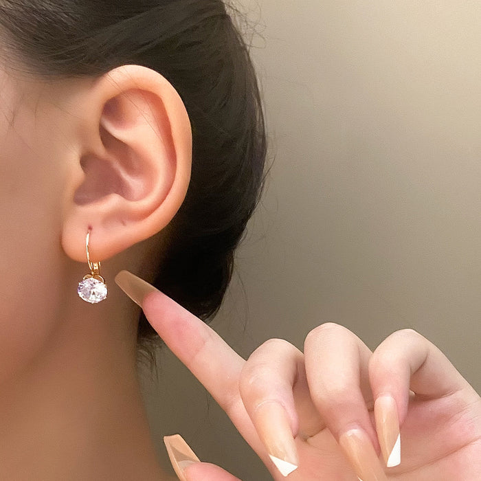 Wholesale Earrings Zircon Ear Buckle Crystal JDC-ES-D001