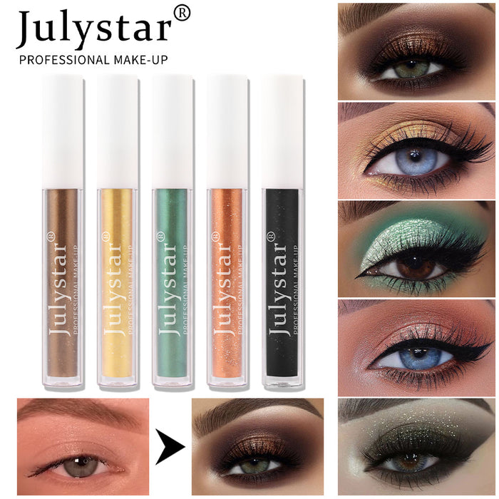Wholesale Ten Colors Pearlescent Matte Liquid Eyeshadow MOQ≥3 JDC-EY-MKa001