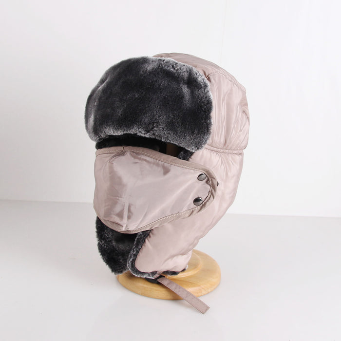 Wholesale Hat Fleece Winter Outdoor Ear Protection Cap with Mask JDC-FH-XRong005