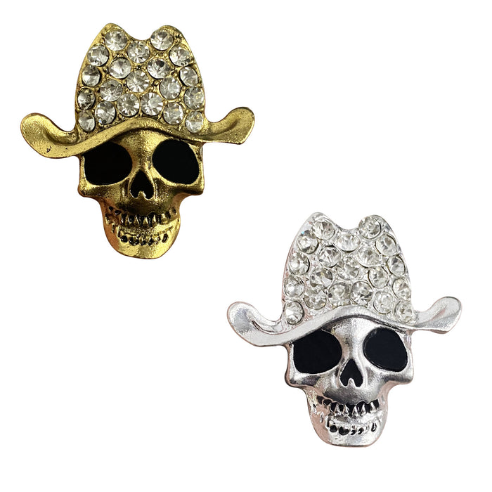 Wholesale Car Accessories Metal Halloween Rhinestone Skull Air Outlet Perfume Clip JDC-CA-ZNYK007