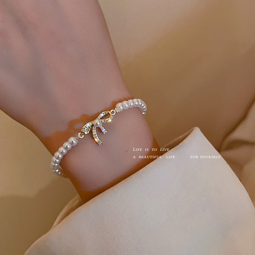 Jewelry WholesaleWholesale bow pearl alloy bracelet JDC-BT-BaoY007 Bracelet 宝钰 %variant_option1% %variant_option2% %variant_option3%  Factory Price JoyasDeChina Joyas De China