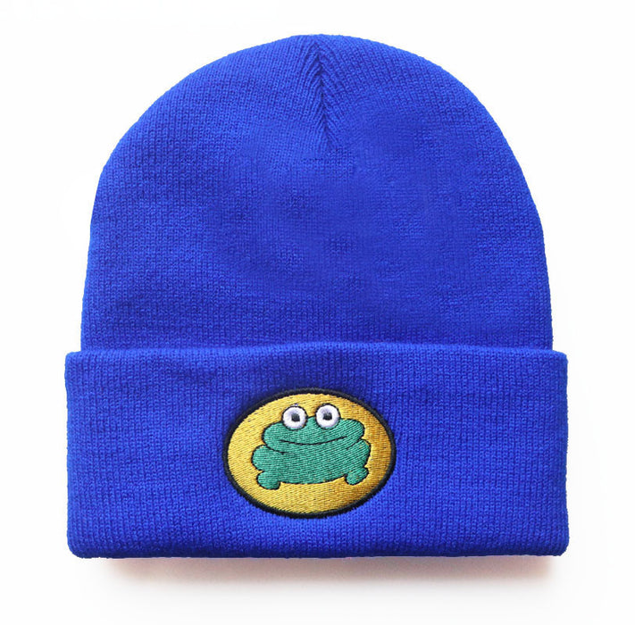 Wholesale Hats Acrylic Cartoon Frog Knitted Hats JDC-FH-LvH005