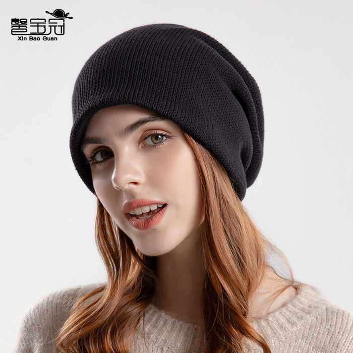 Wholesale Hat Cotton Winter Thickening Knitted Pile Hat MOQ≥2 JDC-FH-BG017