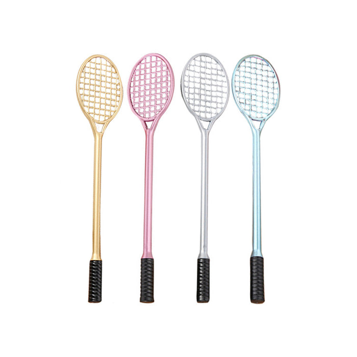 Wholesale Ballpoint Pen Plastic Creative Tennis Racket Shape Gel Pen JDC-BP-Liuj027