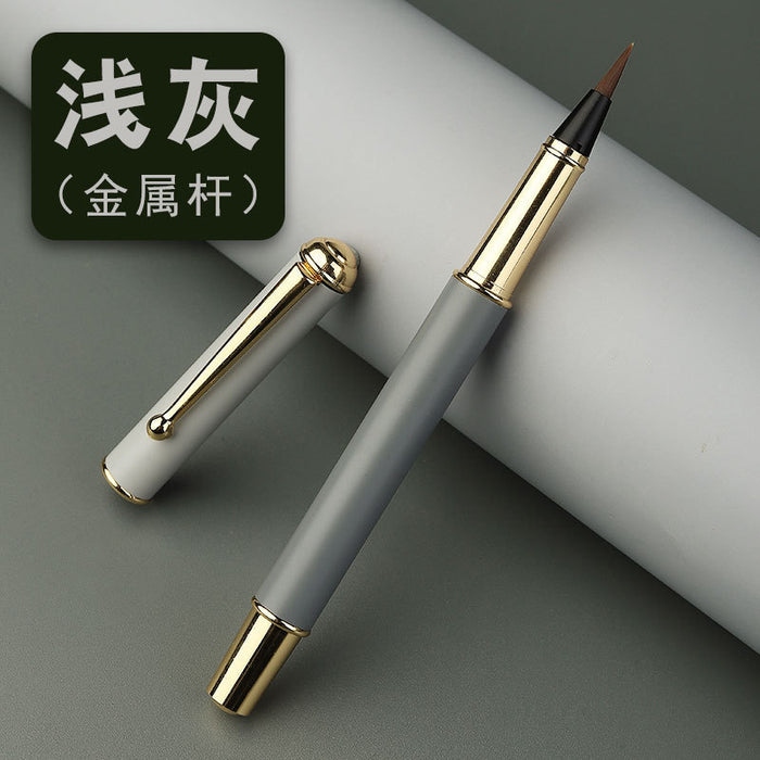 Pincel de caligrafía de metal al por mayor JDC-Pen-yongx008