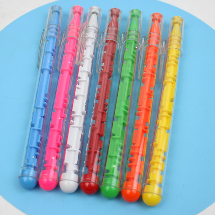 Wholesale Ballpoint Pen Plastic Labyrinth Pen MOQ≥3 JDC-BP-lixue003