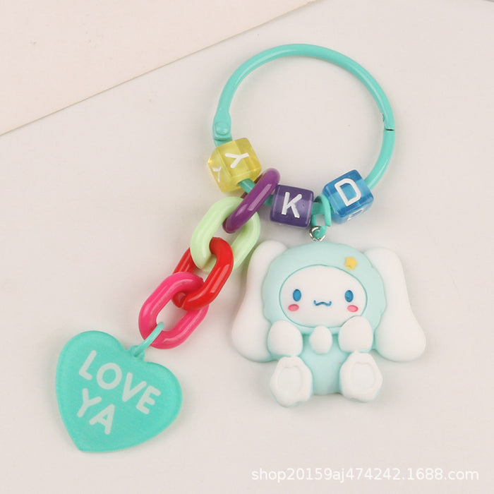 Wholesale Key Chain Acrylic Cute Cartoon Doll Love Pendant MOQ≥2 (S) JDC-KC-YiHan029