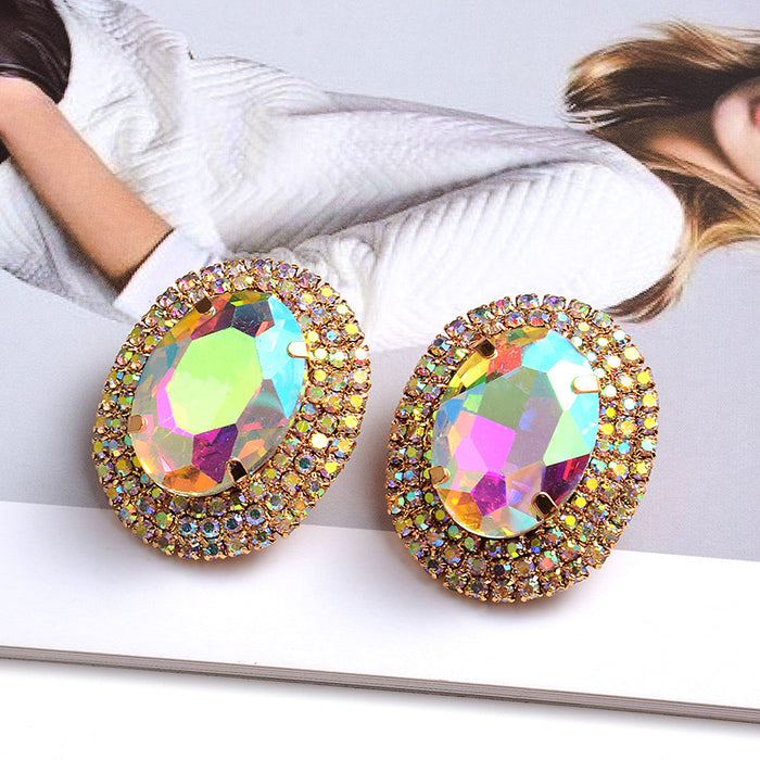 Jewelry WholesaleWholesale Color Rhinestone Crystal Earrings JDC-ES-SK100 Earrings 深刻 %variant_option1% %variant_option2% %variant_option3%  Factory Price JoyasDeChina Joyas De China