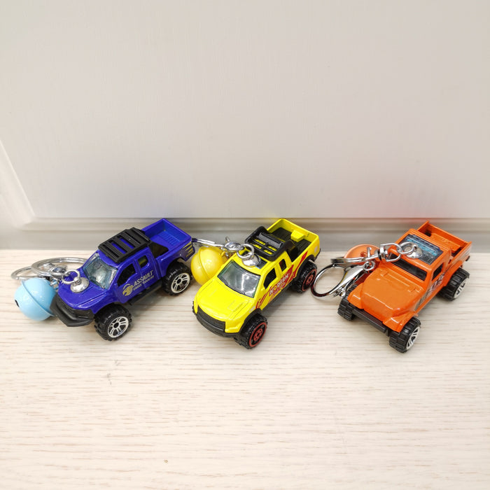 Wholesale Keychains Plastic Alloy Pickup Truck Toy Model MOQ≥2 JDC-KC-LYD006