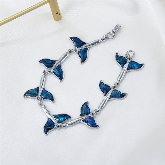 Wholesale Beach Bracelet Silver Mermaid Tail Accessories JDC-BT-ZhuJ018