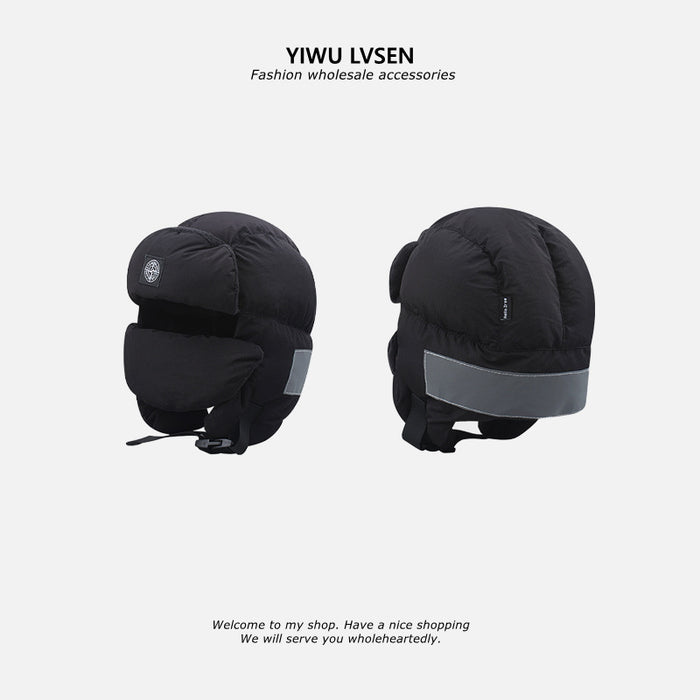 Poliéster de sombrero al por mayor Down Winter Protección de oídos cálidos Ciclismo JDC-FH-LVS001