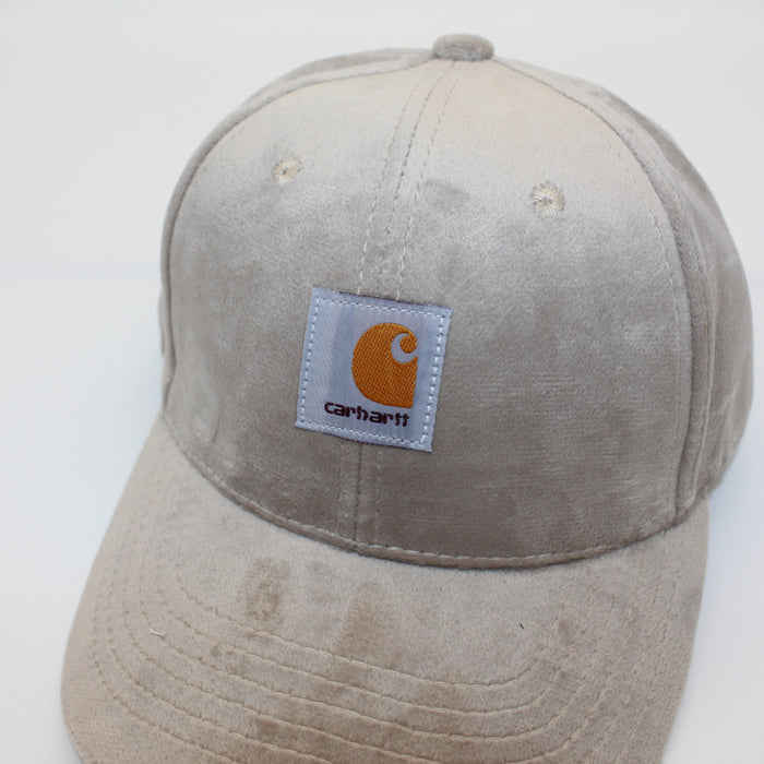 Wholesale Hat Polyester Velvet Short Brim Baseball Cap MOQ≥2 (F) JDC-FH-QCL002