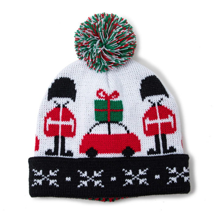 Hat al por mayor Acrílico Christmas Child Child Car Regalo Sweater Knited Sweater Hat JDC-FH-LVZHE006