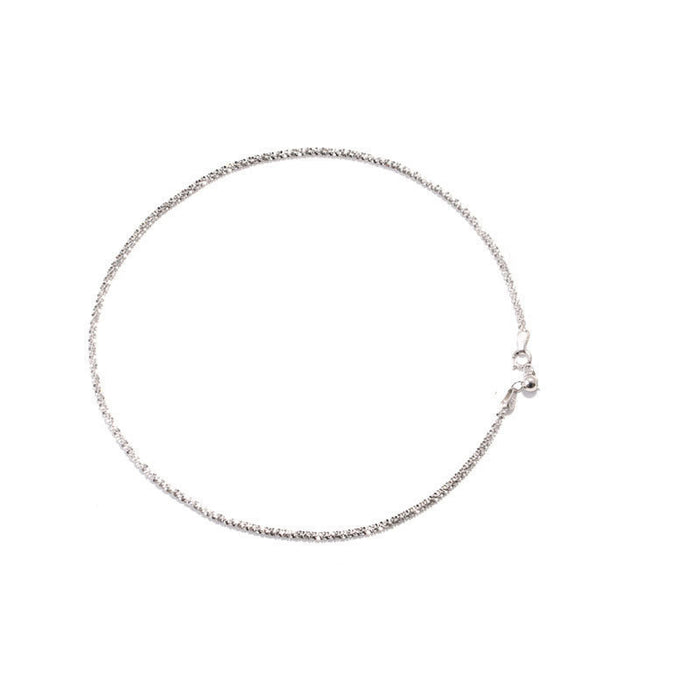 Wholesale Necklace Silver Glitter Chain Naked JDC-NE-WanS001